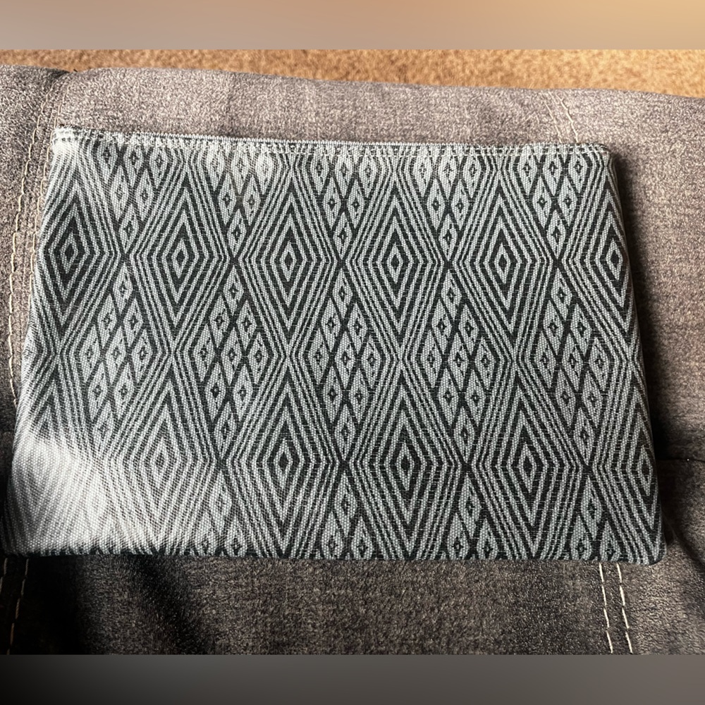 Madewell Geometric Zip Pouch/ Cosmetic Bag BNWT